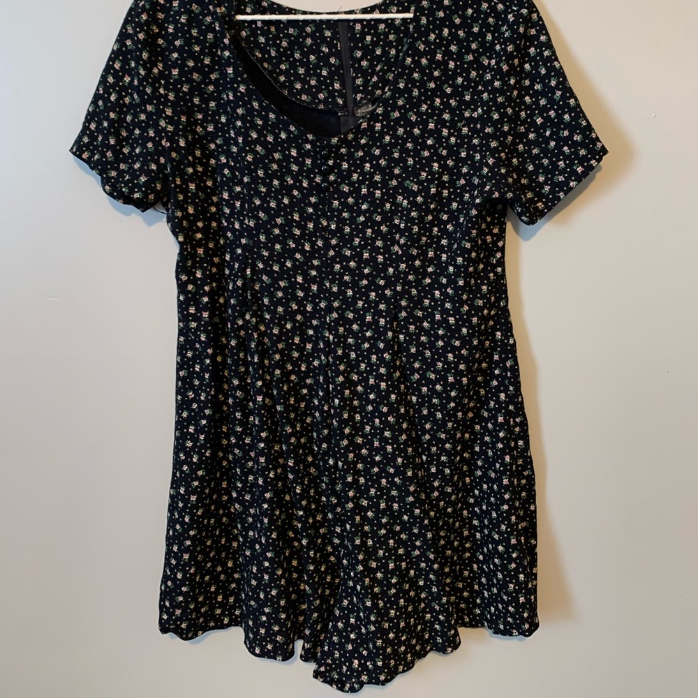 vintage handmade floral romper